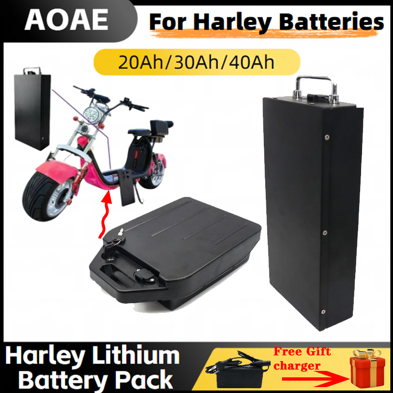 60V 50Ah Electric Scooter Battery - For 100% HarleyBattery 60V 20Ah30Ah40Ah Electric