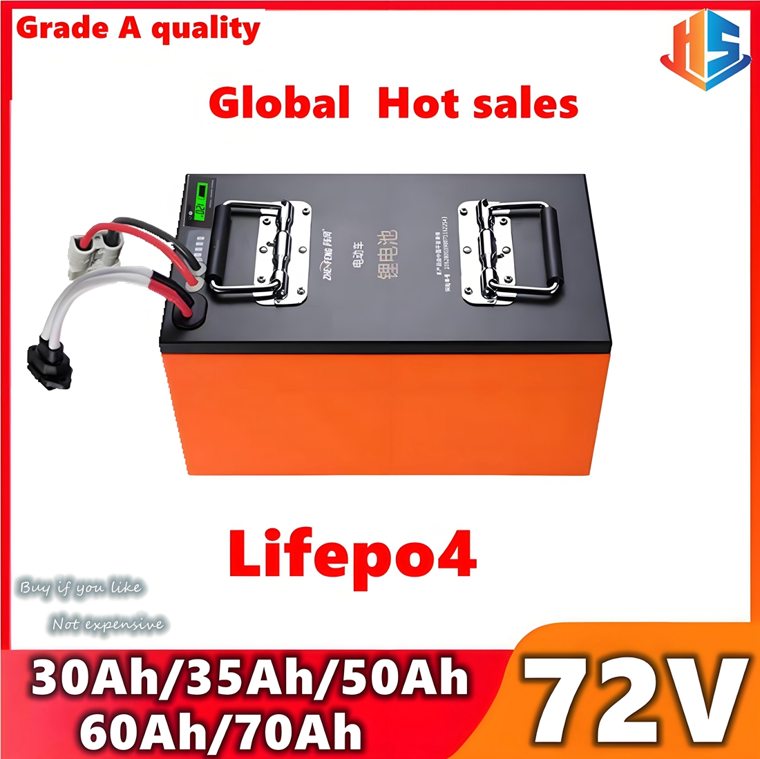 72V 40Ah Lifepo4 Battery Pack - Scooter EV 72V 50Ah 60AH 35AH