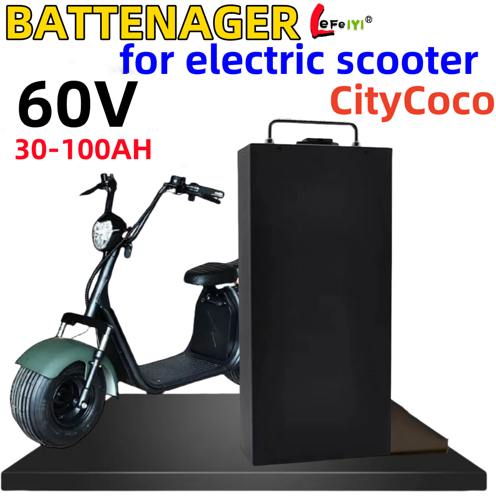 60V 50Ah Electric Scooter Battery - Harley Citycoco 60v 100Ah Electric Motorcycle