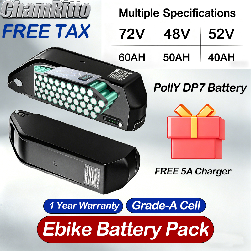 Electric bicycle bike battery  - 72V 50Ah 21700 Lithium Battery review and price