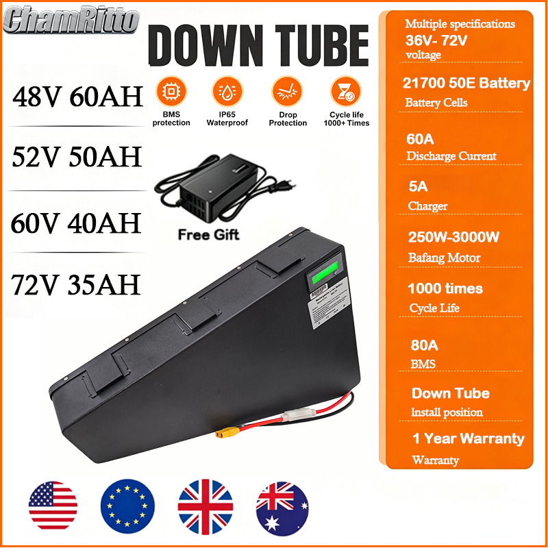 Electric Bicycle 60v 72v 3000w - 72V 50Ah 21700 Lithium Battery review and price