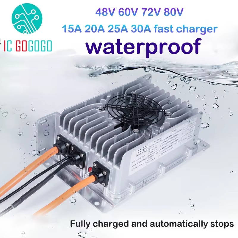 48V 60V 72V 80V Li-ion Lifepo4 - 72V 15A Fast Charger review and price