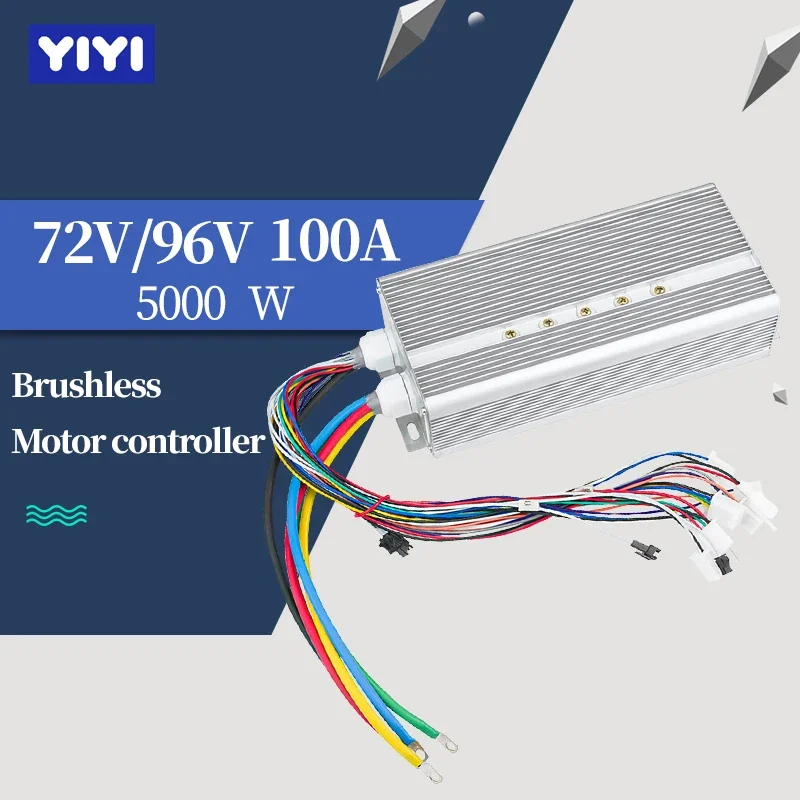 72V 96V 5000W Brushless Motor  - 72V 100A Sabvoton Controller review and price