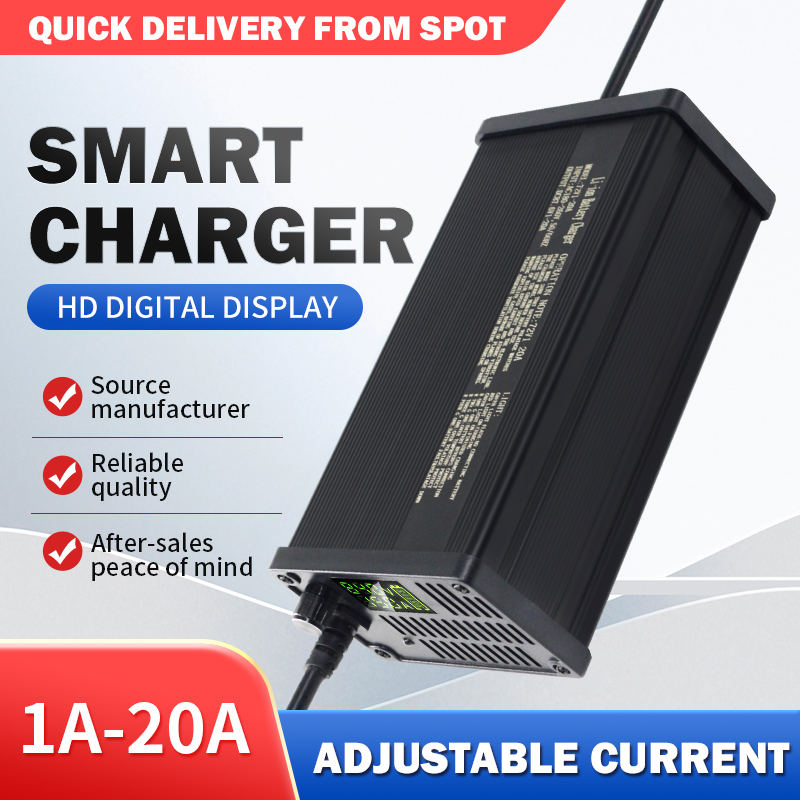 72V Adjustable Lithium Battery - 72V 15A Fast Charger review and price
