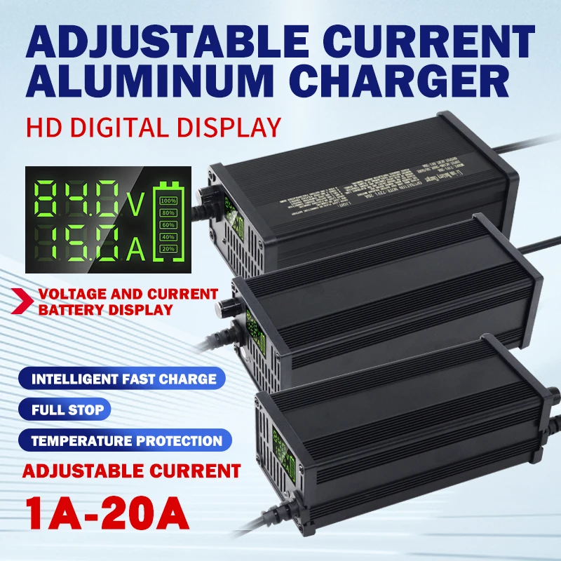 72V Adjustable Lithium Battery - 72V 15A Fast Charger review and price